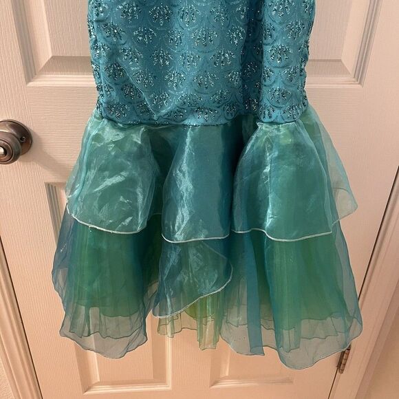 Disney Castle Collection Ariel The Little Mermaid Dress Costume Girls Size 7-8 - Picture 14 of 16